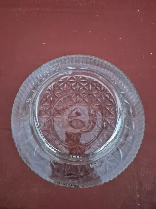 Plafón de cristal vintage