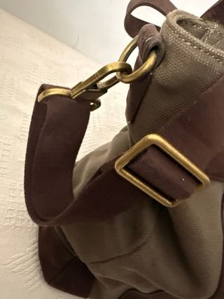 Bolso Tommy Hilfiger Marrón y Verde Militar
