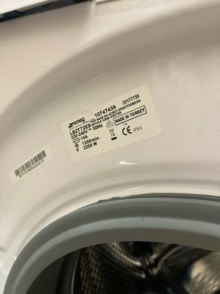 Lavadora Smeg Blanca