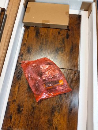 Mueble de TV VASAGLE 140 cm, 2 puertas y estantes, Marrón Rústico