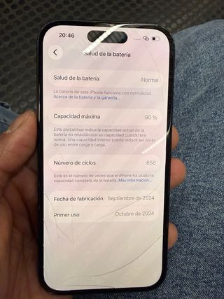 iPhone 16 Negro/Gris