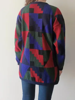 Maglione vintage '90s unisex oversize in alpaca M