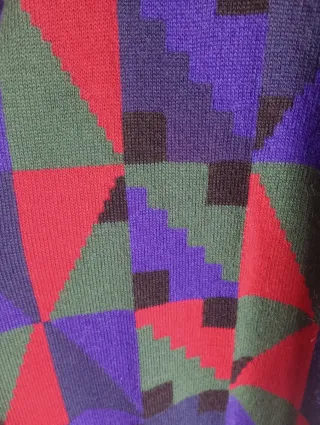 Maglione vintage '90s unisex oversize in alpaca M