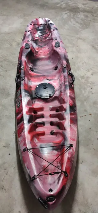 Kayak con remo divisible en aluminio (2 unidades)