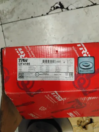 Discos de freno citroen c4 TRW DF4185