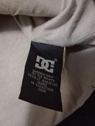 Parka Negra DC con Capucha