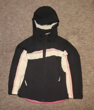 Chaqueta Columbia Negra y Rosa Talla M