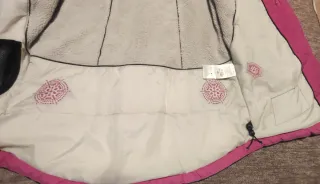 Chaqueta Columbia Negra y Rosa Talla M