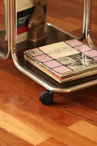 CAMARERA VINTAGE 2 NIVELES SERVING TROLLEY