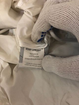 Parka Blanca Henry Arroway Talla 46