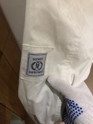 Parka Blanca Henry Arroway Talla 46