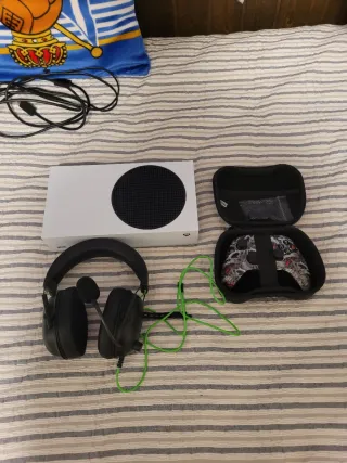 Pack Xbox Series S + Mando Scuf + Cascos