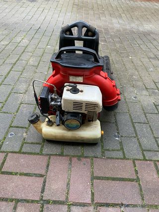 Sopladora de mochila lista para usar