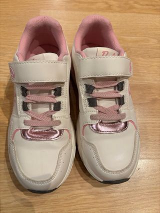 Zapatillas Barbie Blancas y Rosas