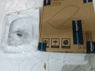 Asiento de inodoro cuadrado con cierre suave