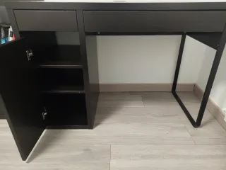 Escritorio MIKE IKEA Negro/Marrón