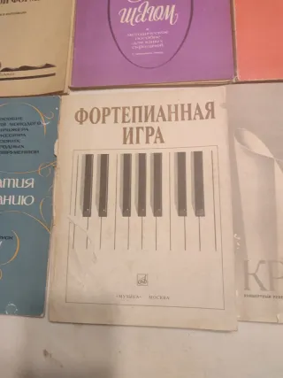Lote partituras rusas/soviéticas piano