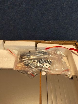 Armario de Baño 4 Cajones Gris Místico 30x30x82cm VASAGLE