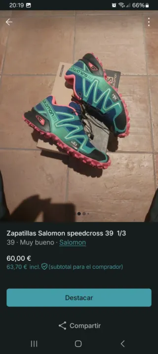 Zapatillas Salomon Speedcross 39