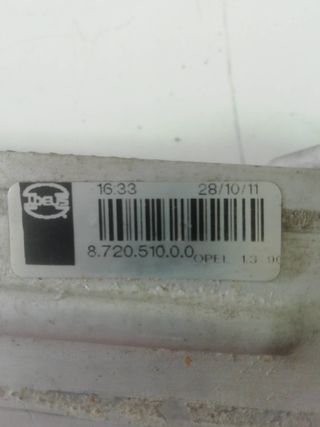 INTERCOOLER OPEL CORSA D