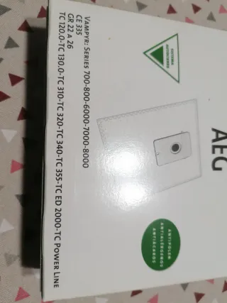 2 Bolsas Aspirador AEG Ansonic