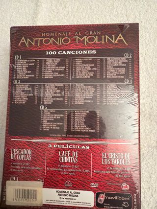 Cofre Homenaje Antonio Molina 5 CDs + 3 Películas