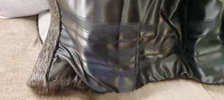 Abrigo de piel auténtica