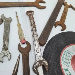 Lotto attrezzi vintage usati misti