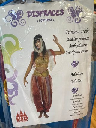 NUEVO!! Disfraz Princesa Árabe Talla Única