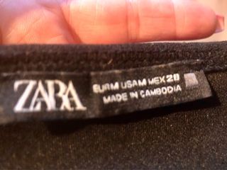 Abito Zara nero donna tg M