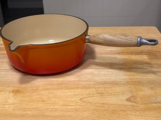 Cazo Le Creuset Naranja y Rojo