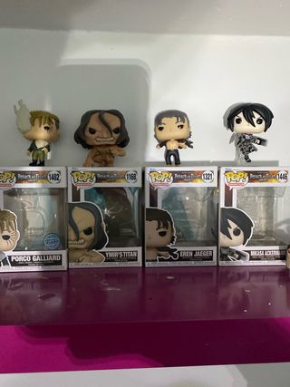 Funko Pop! Attack on Titan (4 figuras)