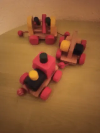 Tren de madera para niños