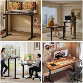 Escritorio elevable eléctrico 120x60cm. NUEVO