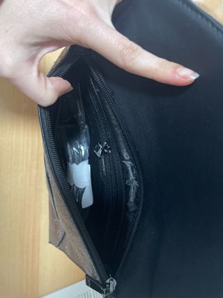 Bolso Mimi Muá Gris Sin uso NUEVO
