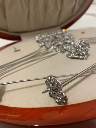 Traje de Fallera Adulta Azul, blanco y plateado