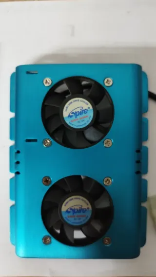 2 Ventole Raffreddamento Hard Disk Spire Blu