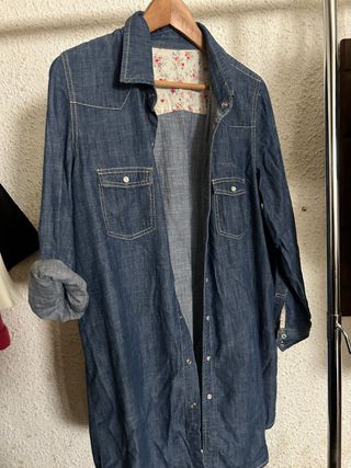 Camisa/vestido vaquera mujer
