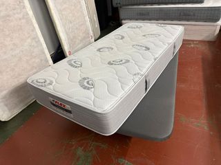 Colchón Flex Harmony 90x190 y Base Tapizada