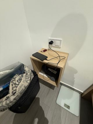 Estructura de cama MALM Roble Blanco