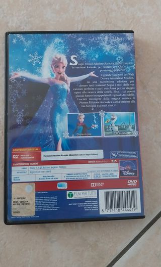 DVD Frozen Il Regno di Ghiaccio Edizione Karaoke