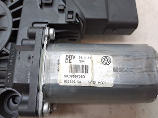 MOTOR ELEVALUNAS TRASERO DERECHO VOLKSWAGEN GOLF V BERLINA ( (4)