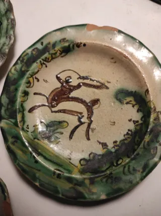 3 Platos Decorativos Colgantes