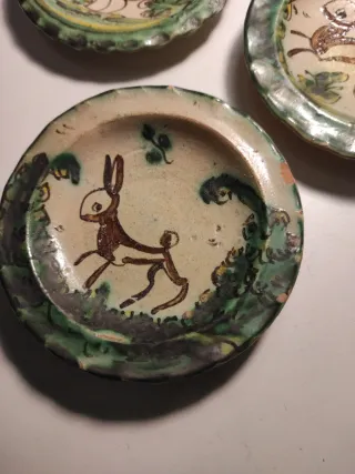 3 Platos Decorativos Colgantes