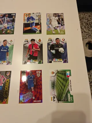 Cartas Fútbol q ofrecen?Vendo separadas y juntas