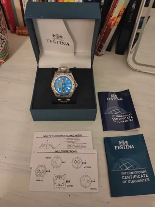 Reloj Festina Cronógrafo Azul