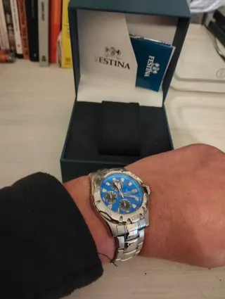 Reloj Festina Cronógrafo Azul