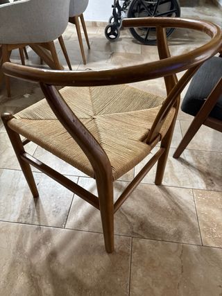 Silla Esqueleto El Corte Inglés Madera Ratán