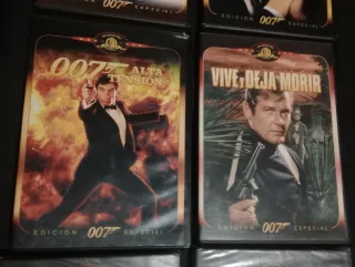 Lote 6 Películas DVD James Bond (Español)