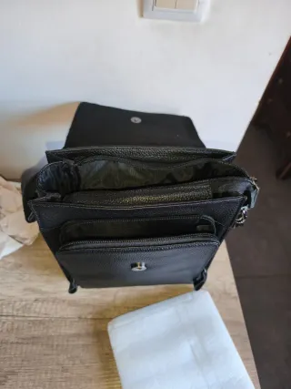 Bandolera Negra cuero